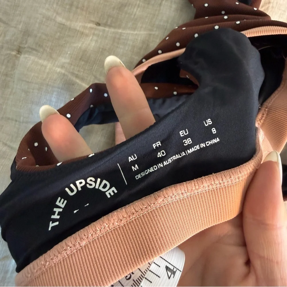 THE UPSIDE maho harlow bra in polka dots Size 8